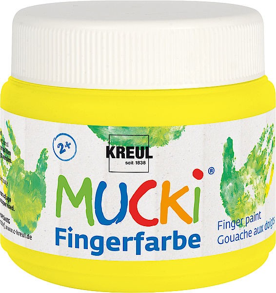 Mucki Fingerfarbe Neonfarben 150ml