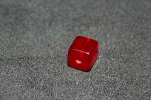 500808241 Polariswürfel dunkelrot 8x8mm