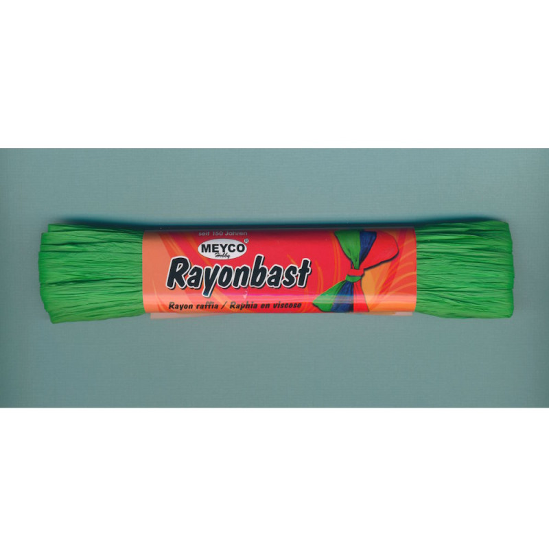 22227 Meyco Rayonbast grün matt 20m