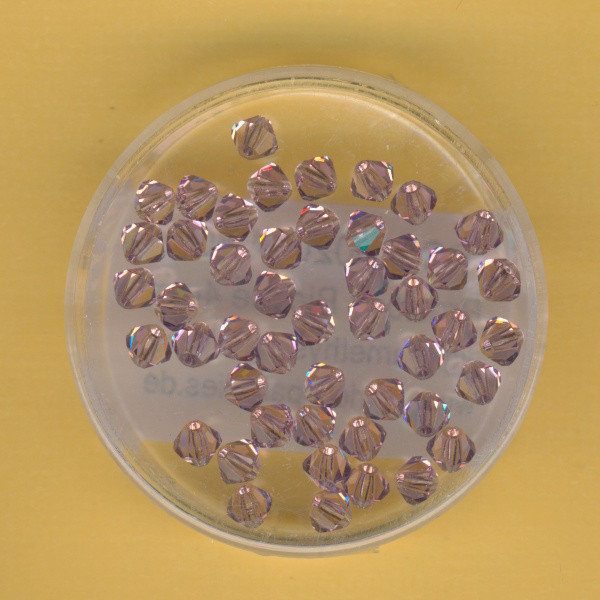 pc420020 Preciosa Bicone 4mm light amethyst 48 Stück