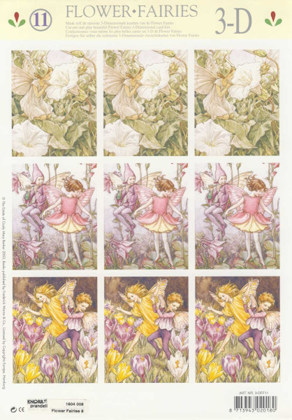 1604008 3D Motivbogen A4 Flower Fairies 8