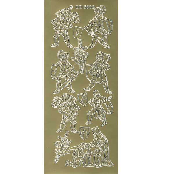 5603g Sticker Ritter gold
