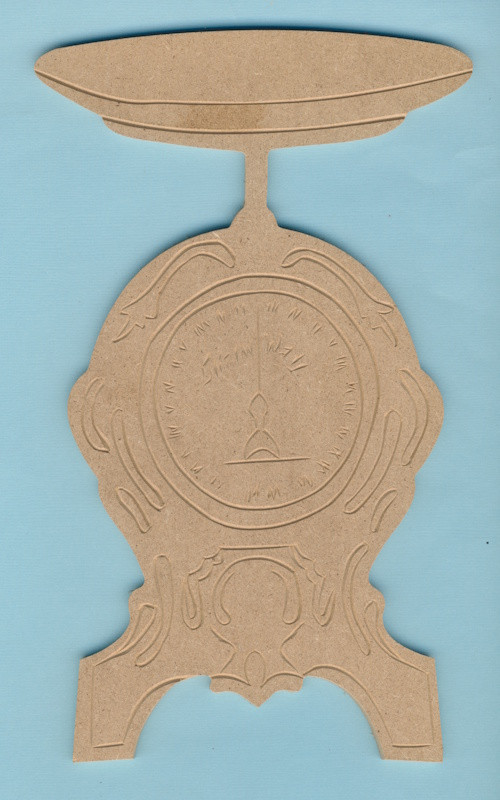 084800001 Holz Dekor Küchenuhr 24x14,5cm