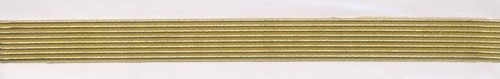 Wachs-Rundstreifen 200x2mm gold