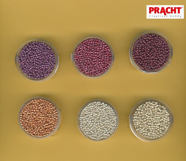 Pracht Rocailles 2,6mm metallic