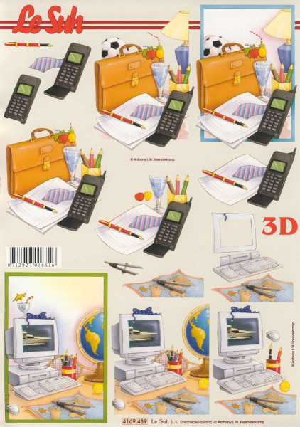 4169489 3D Motivbogen A4 Büro
