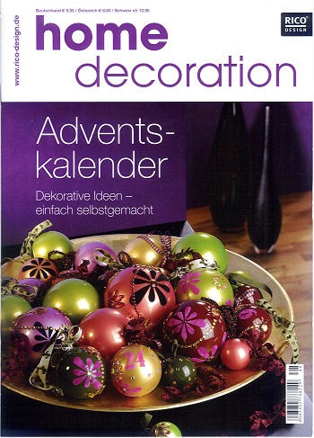 Anleitungsbuch Home-Decoration Adventskalender