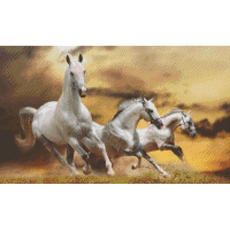 812170 Pixelhobby Klassik Set Galoppierende Pferde