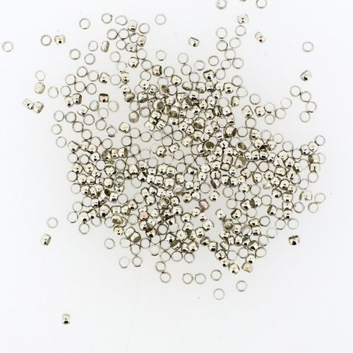 Quetschperlen 2mm platin 2,6g