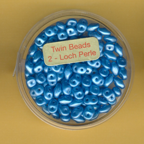 9673-05184 Super Duo Beads 2,5x5mm aqua 8g