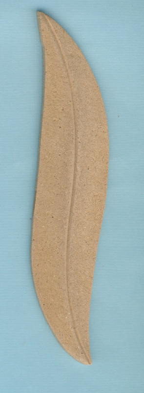 078680111 Holz Dekor Spitzes Blatt 13,5x2,8cm