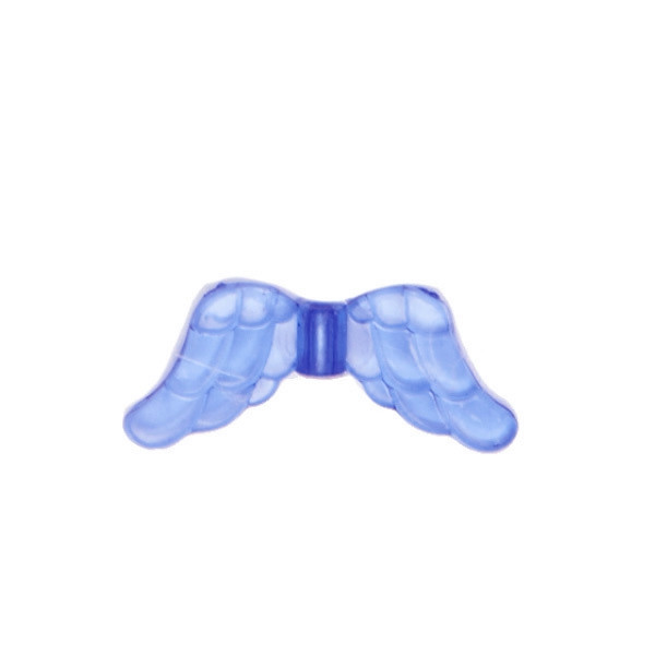 539001171 Acrylflügel blau transparent 30x10mm