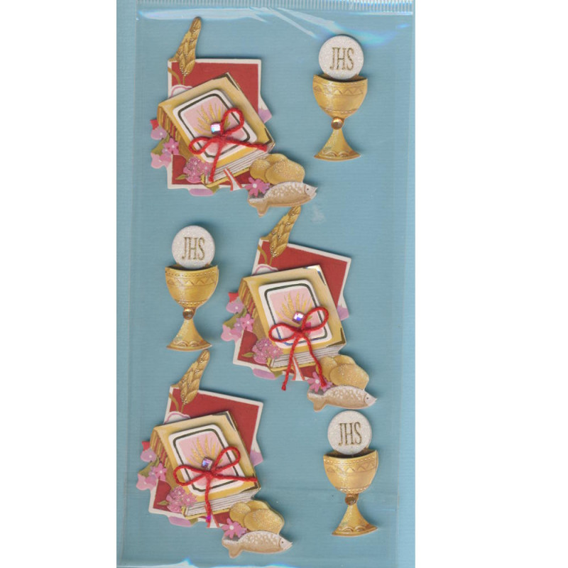 3453007 Creapop Sticker Kelch und Buch rot
