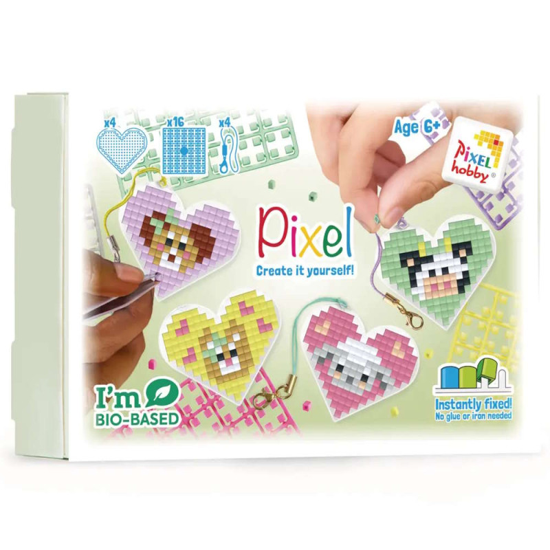 25008 Pixelhobby Herz Themenbox Tiere