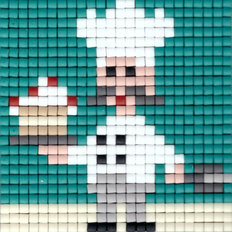 77670 Pixelhobby Set kleine Basisplatte Koch