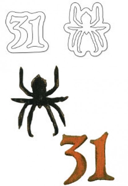 Sizzix Stanzer Tim Holtz Mini Spider und 31