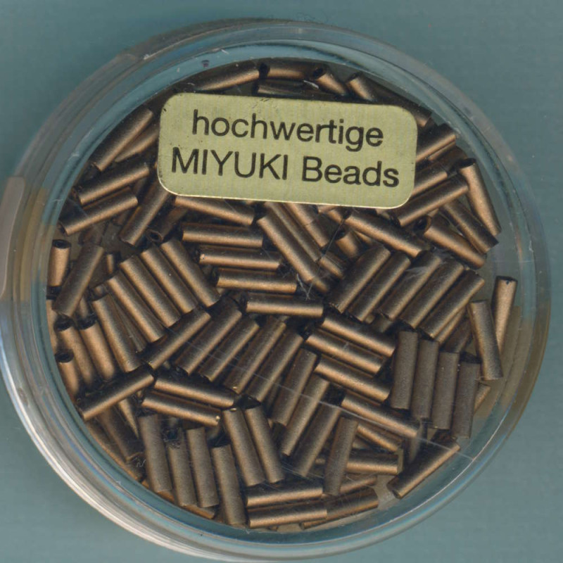 9661-204 Miyuki Stifte 6mm bronze 4g
