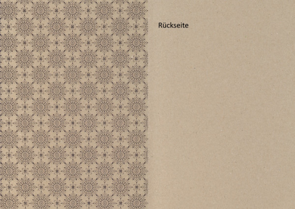 4772752 Naturkarton A4 Ornamente kupfer