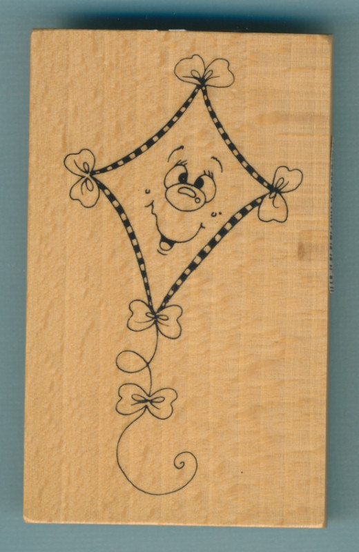 90209 Holzstempel Drache 5x8cm