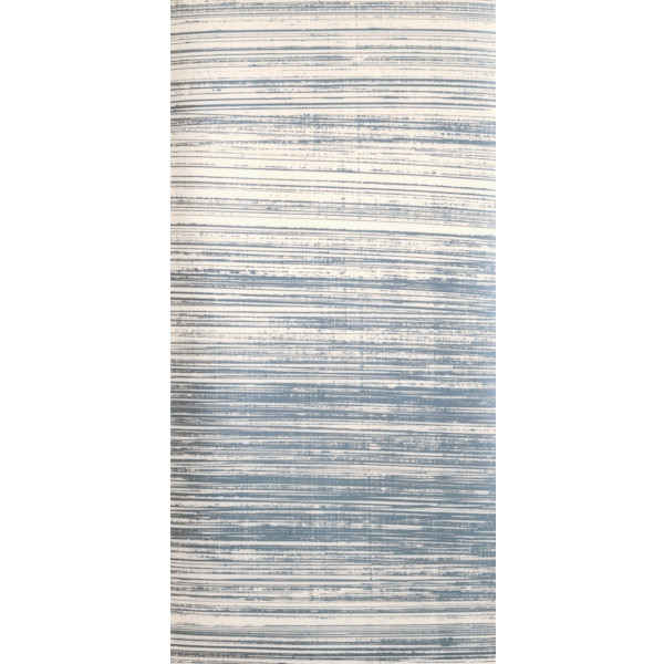 7008-011 Kerzen Wachsplatte gestreift silber-weiß 200x100mm