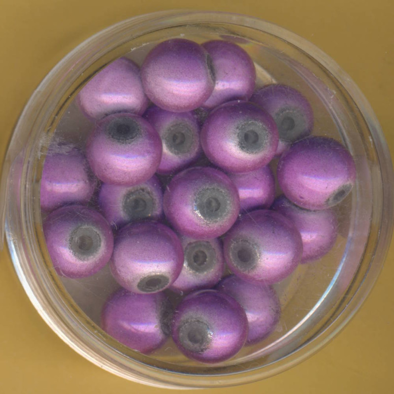 0733-08524 Miracle-Beads 8mm helllila 20 Stück