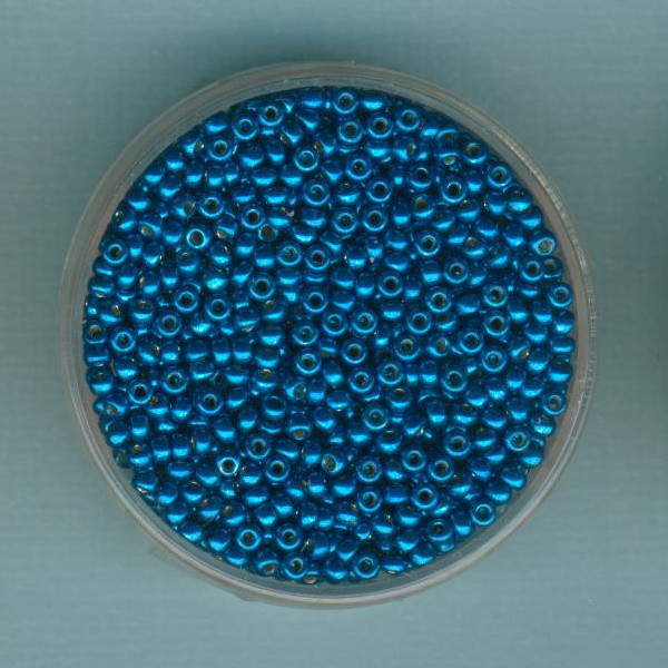 595114 Miyuki Rocailles 2,2mm capriblau metallic 10g