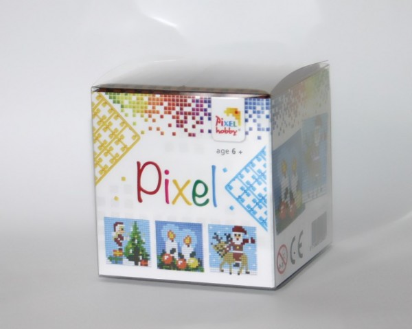 Pixelset 3 kleine Basisplatten Weihnachten