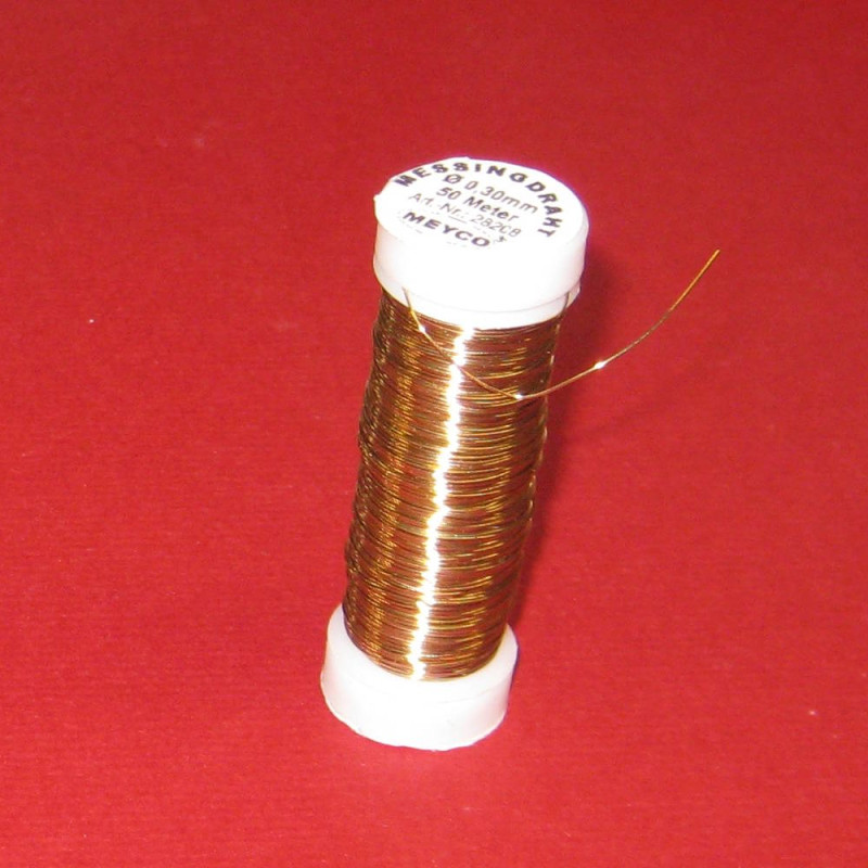 28208 Messingdraht 0,3mm 50m