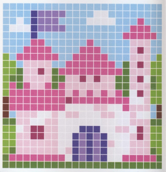px41070 Pixelhobby XL Set viereckige Platte Schloss