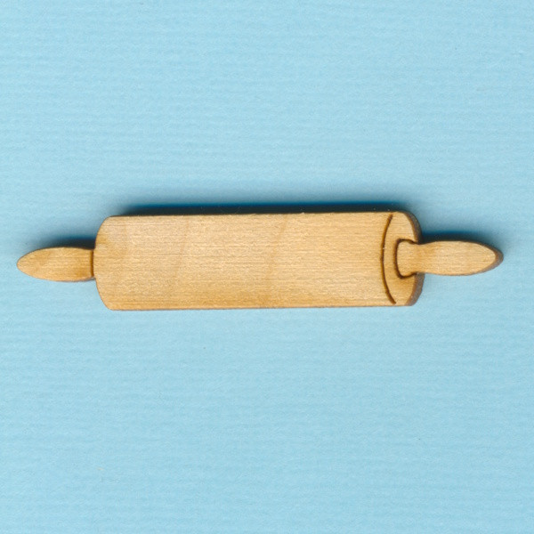 Holz Deko Nudelholz 5cm lang