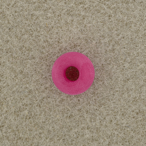 412914161 Polaris Großlochperle 14mm pink matt