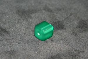 500808191 Polariswürfel dunkelgrün 8x8mm
