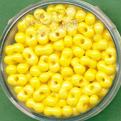 3119205 Farfalle Perlen 6,5x3,2mm gelb opak 13g