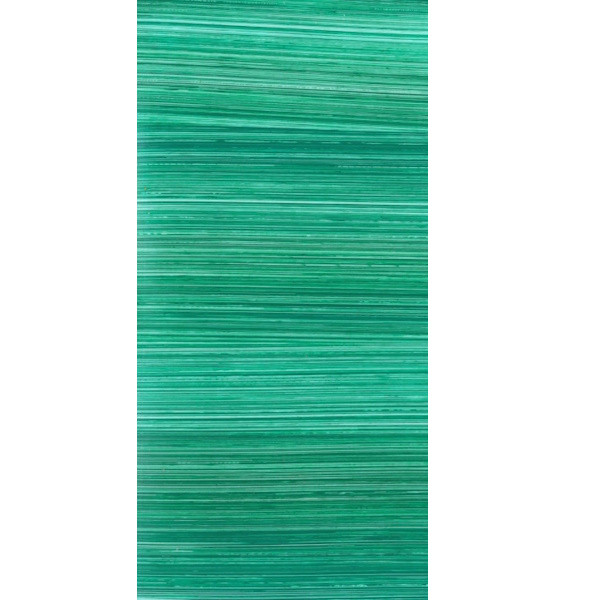 0991 Kerzen Wachsplatte gestreift türkis 200x100mm