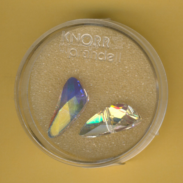 2210716 Swarovski Accessoires Wing Bead 7,5x18mm kristall AB 2 Stück