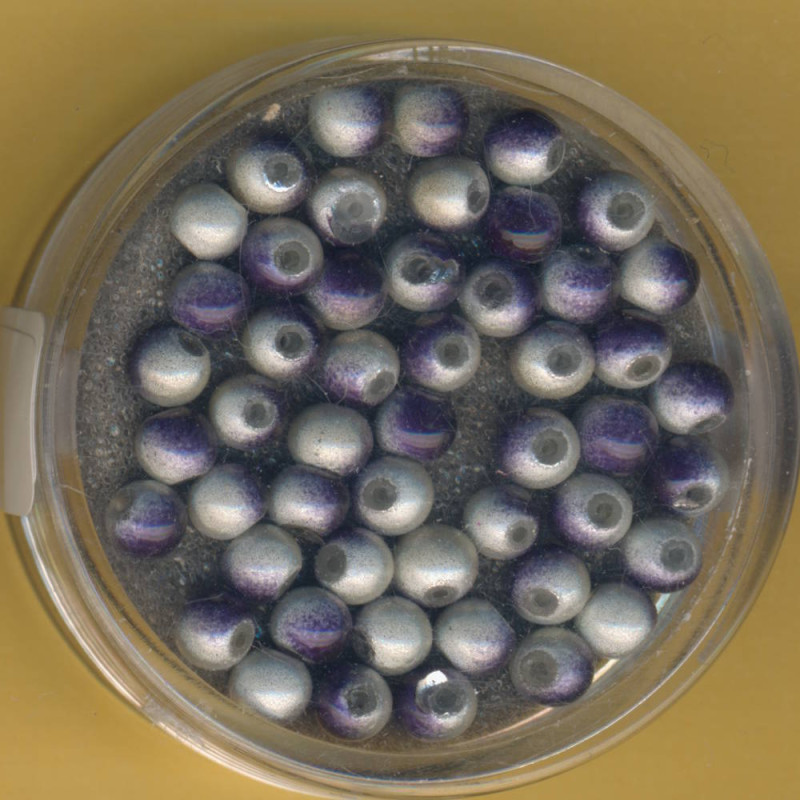0733-04464 Miracle Beads 4mm grau 50 Stück
