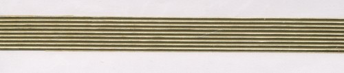 Wachs-Flachstreifen 200x2mm gold