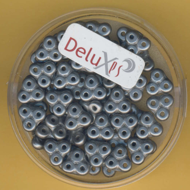 9699-06464 Trinity Beads 3x6mm grau 5,2g