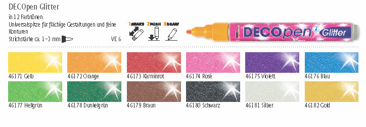 Kreul Deco Pen Glitter 