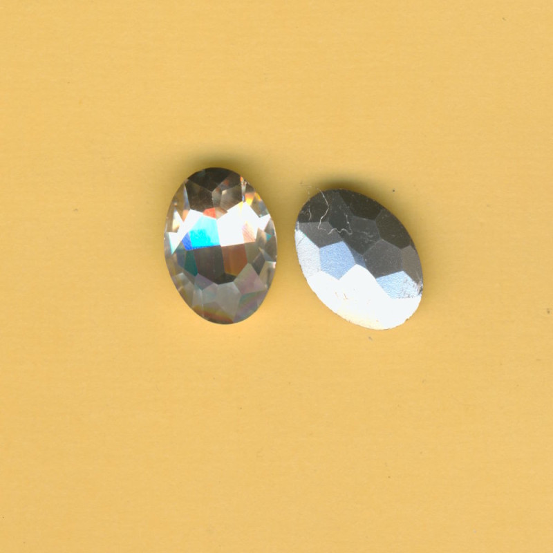 t0801301 Simili Rivoli Glasstein 13x18mm kristall
