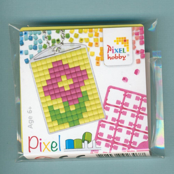 23077 Pixelhobby Medaillon Set Blume