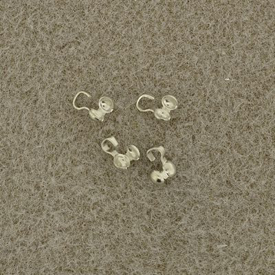 Quetschkalotte 3mm platin matt