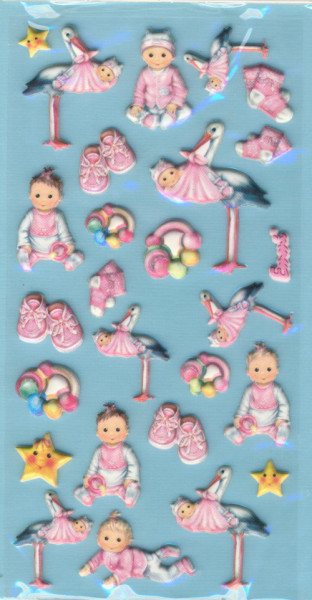 3451180 Creapop Softysticker Babygirl II