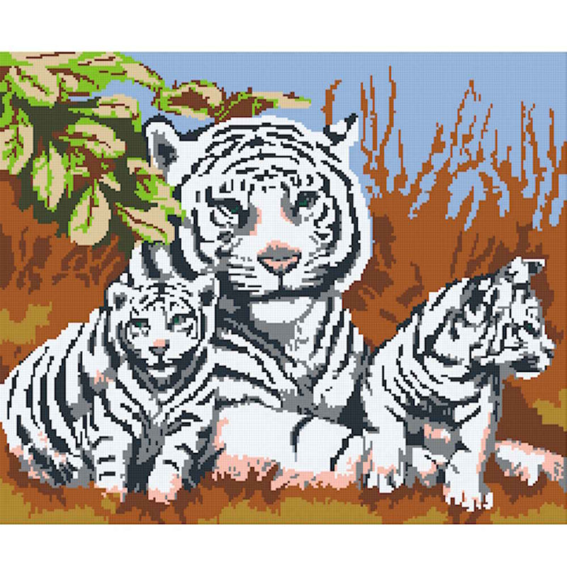 824002 Pixelhobby Klassik Set Drei Tiger
