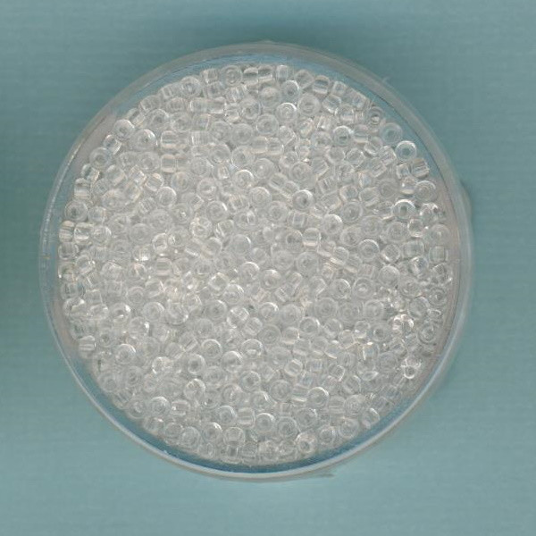 590131 Miyuki Rocailles 2,2mm kristall 10g