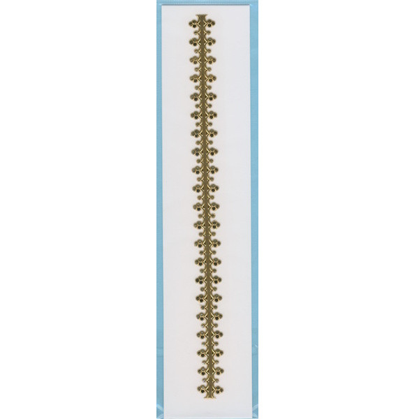 70250493 Verzierwachs Bordüre 235x15mm gold