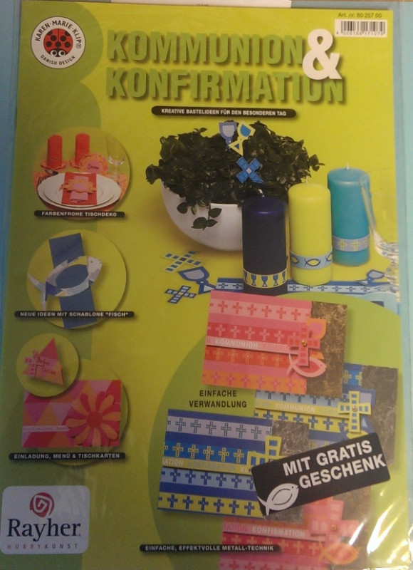 8025700 Bastelheft Kommunion und Konfirmation