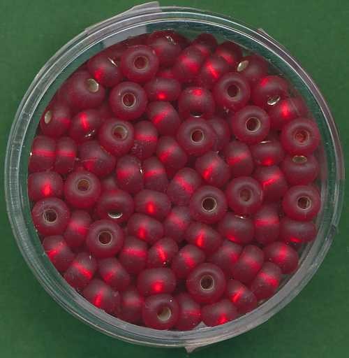 9555054_Rocailles-4,5mm-rot-matt-Silbereinzug-17g