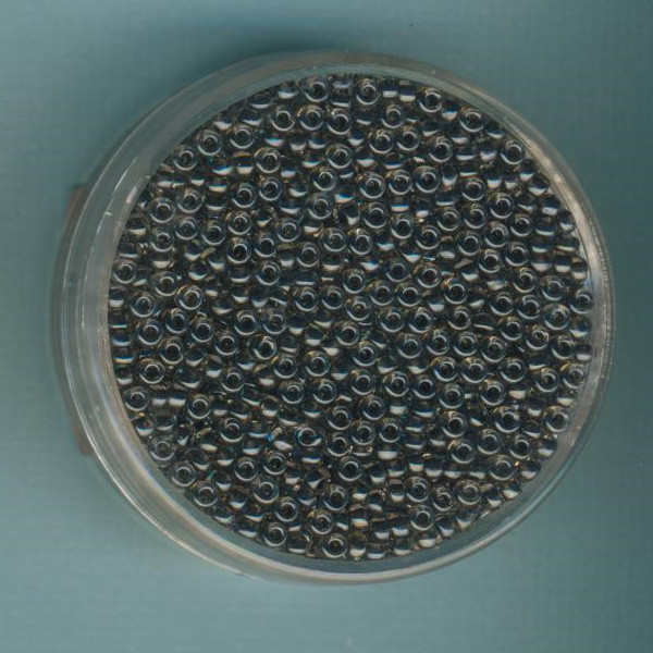 5902276 Miyuki-Rocailles 2,2mm transparent hematite 10g