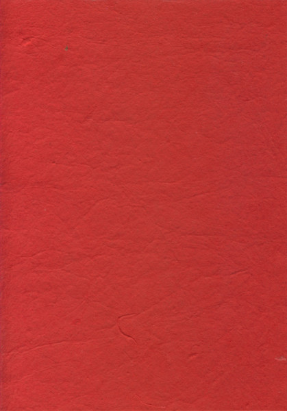 202025 Handgeschöpftes Naturpapier A4 rot